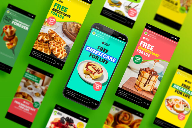 Social Ads for Various Brands