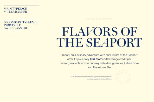 33 HOTEL NYC • SEAPORT